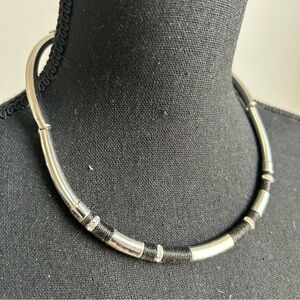 WHBM Silver & Black Necklace